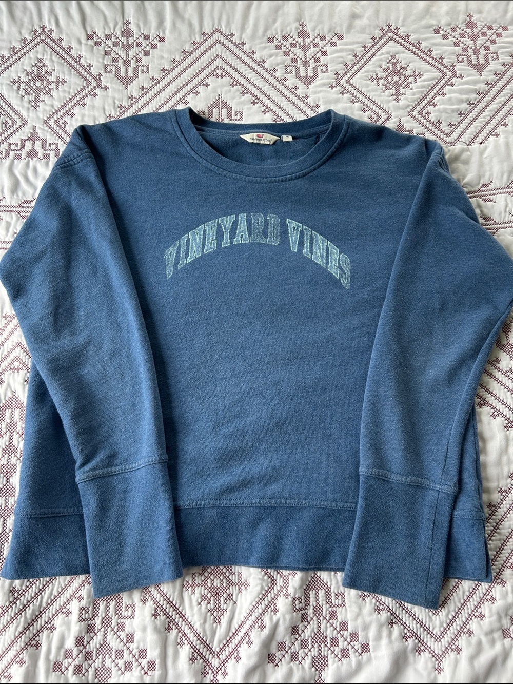 Vineyard Vines Slate Blue Crewneck Sweatshirt